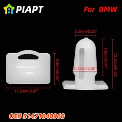 Pack of 50 Door Sill Trim Clips - Premium Interior Accessories (50pcs)