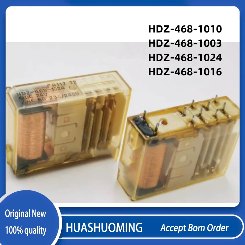 

NEW 2Pcs/LOTHDZ-468-1010 HDZ-468-1003 HDZ-468-1024 HDZ-468-1016 HDZ-468 DC24V 24V 24VDC