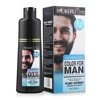 Men's Natural Beard Dye Shampoo For Hair Beard Removal White Grey Hair Permanent Black Beard Dye Shampoo Hair Dying Cream