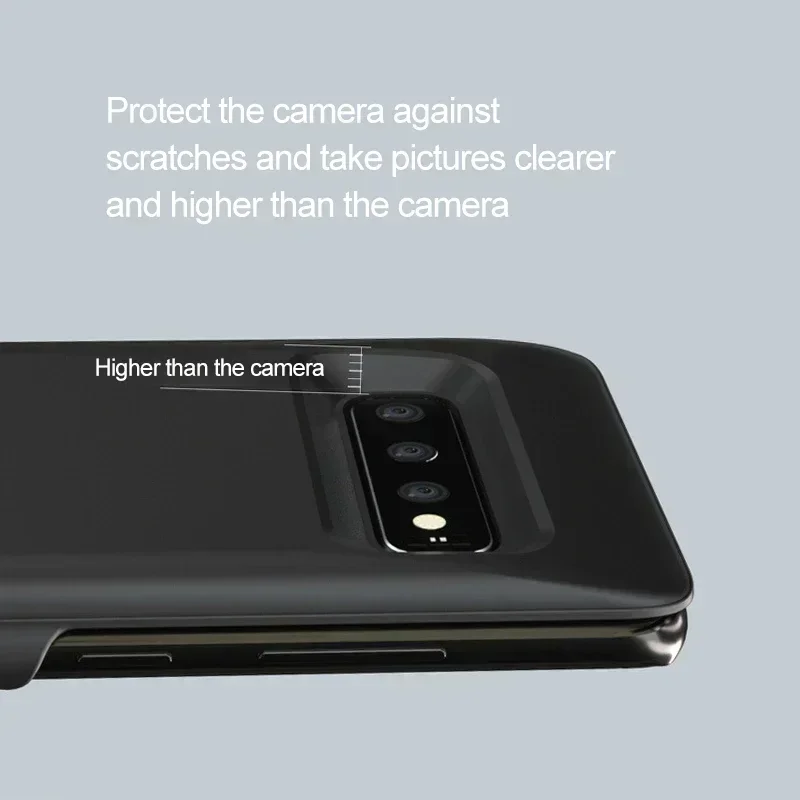 삼성 갤럭시 S10 S10e S10Plus S20 Plus Ultra FE 배터리 충전기 케이스 충전기 커버 보조베터리 10000mAh용 새 Bateria Externa