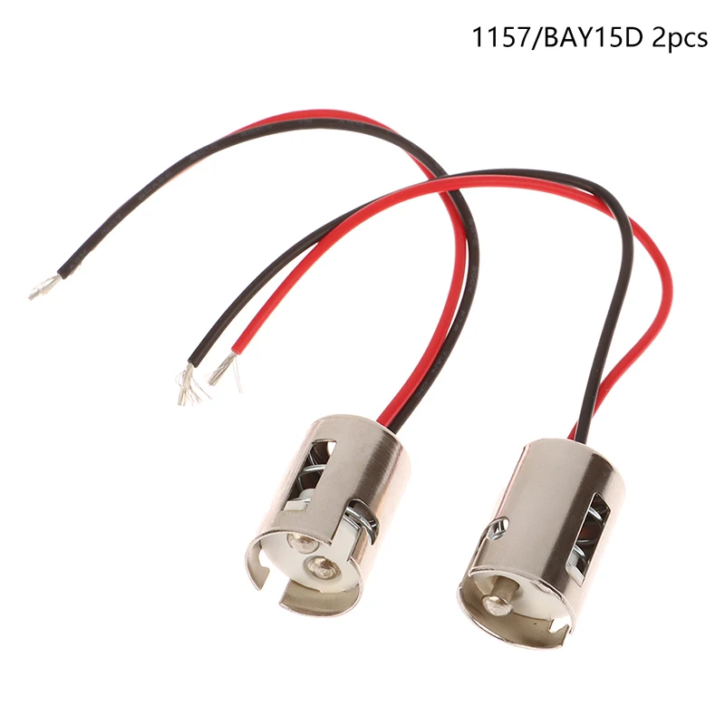 Lot De 2 Douilles 1157 Bay15D Pour Ampoules P21/5W