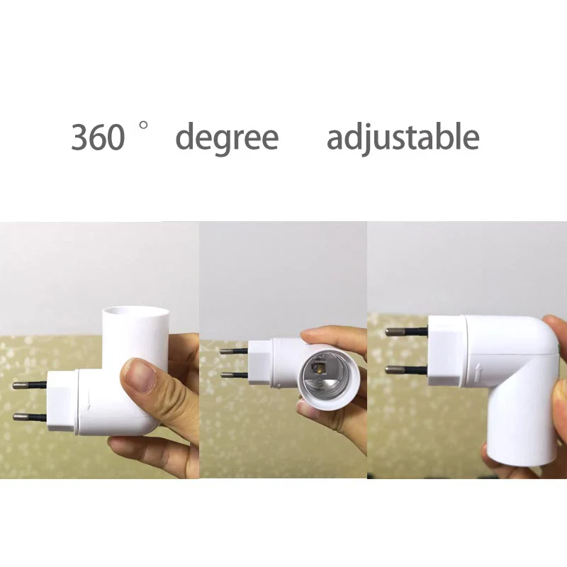 Adjustable E27 Lamp Bulb Bases Socket Holder 360 Degrees Bulb Adapter Plug Converter Adapter Light lighting EU US Adaptor lamp bulb holder lamp holder lamp base socket converter lamp socket adapter
