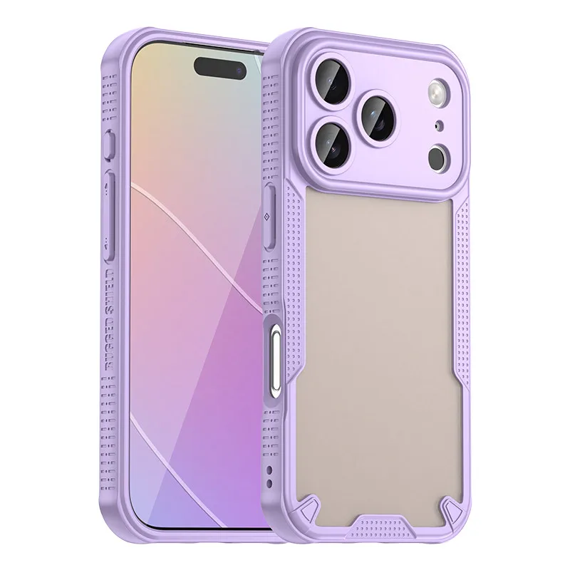 Durable Matte Bumper Protective Phone Case with TPU Border