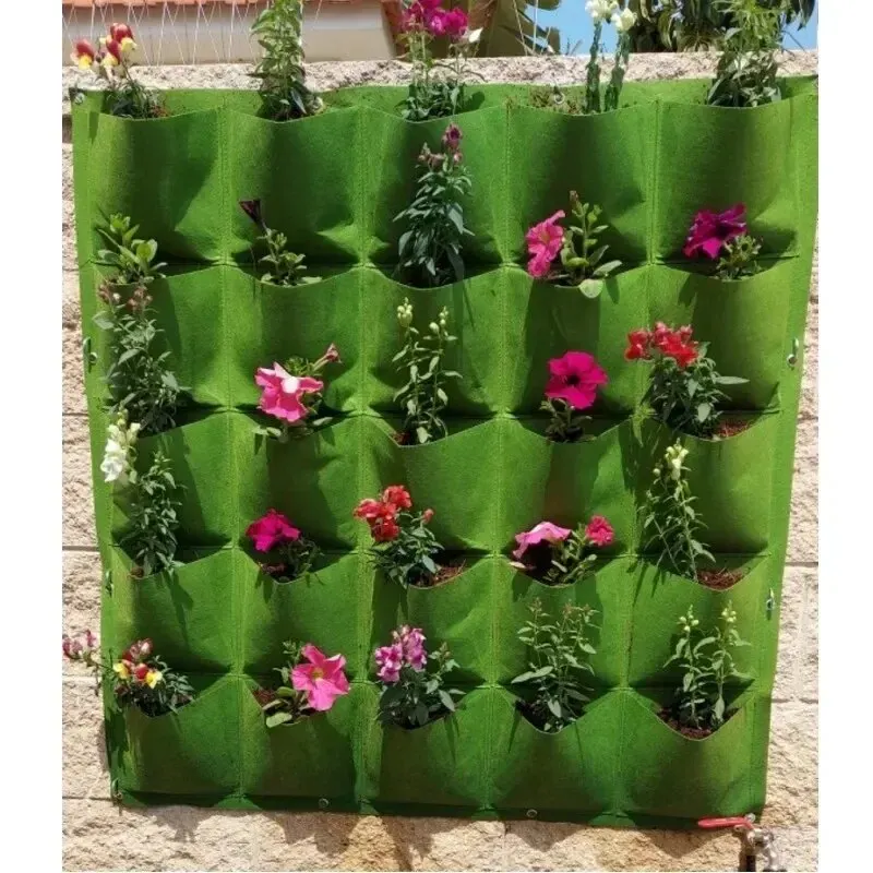 Wall Hanging Plant Grow Bags – Vertical Garden Planter Pockets for Home & Balcony 2