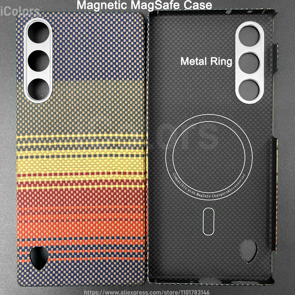 Ultra-Thin Magnetic Carbon Fiber Case - Lightweight, Slim, Anti-Scratch Design