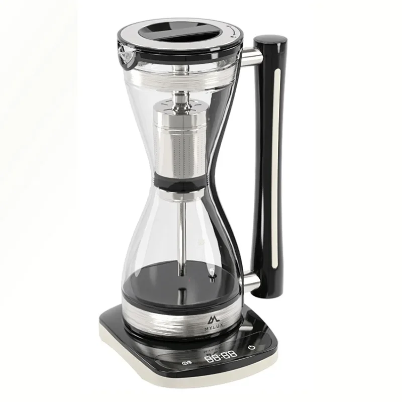 American Style Coffee Machine, Household Small Semi-automatic Coffee Pot, Portable Hourglass Siphon Pot All-in-one Machine 2