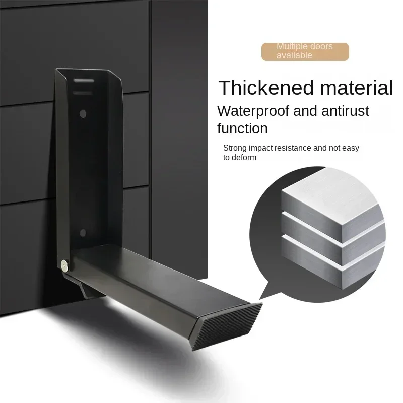 Durable Metal Windproof Door Stopper & Anti-Collision Gap Blocker