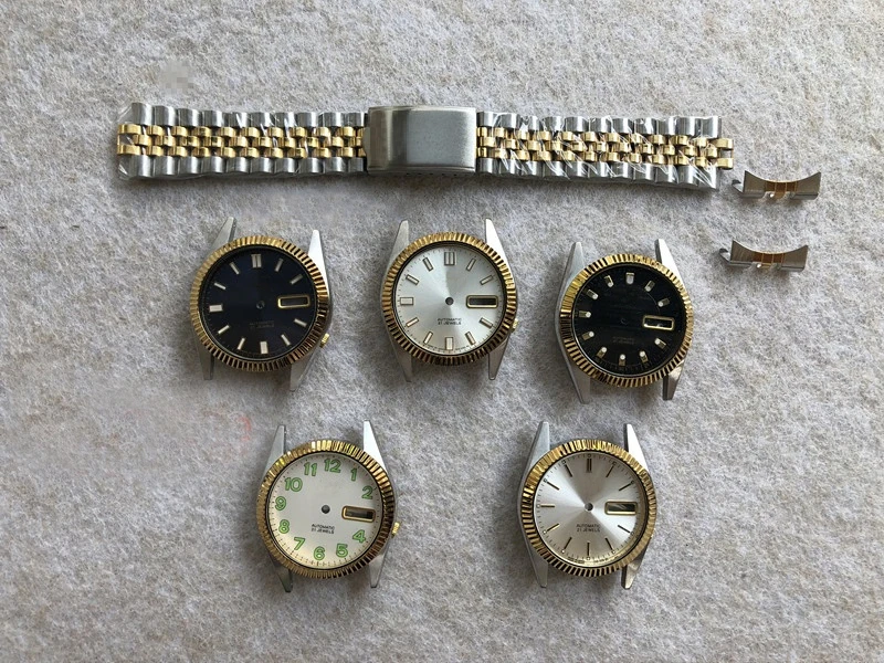 ReplaceWatchAccessories37MMCaseBandDialHandsSetFORSEIKO
