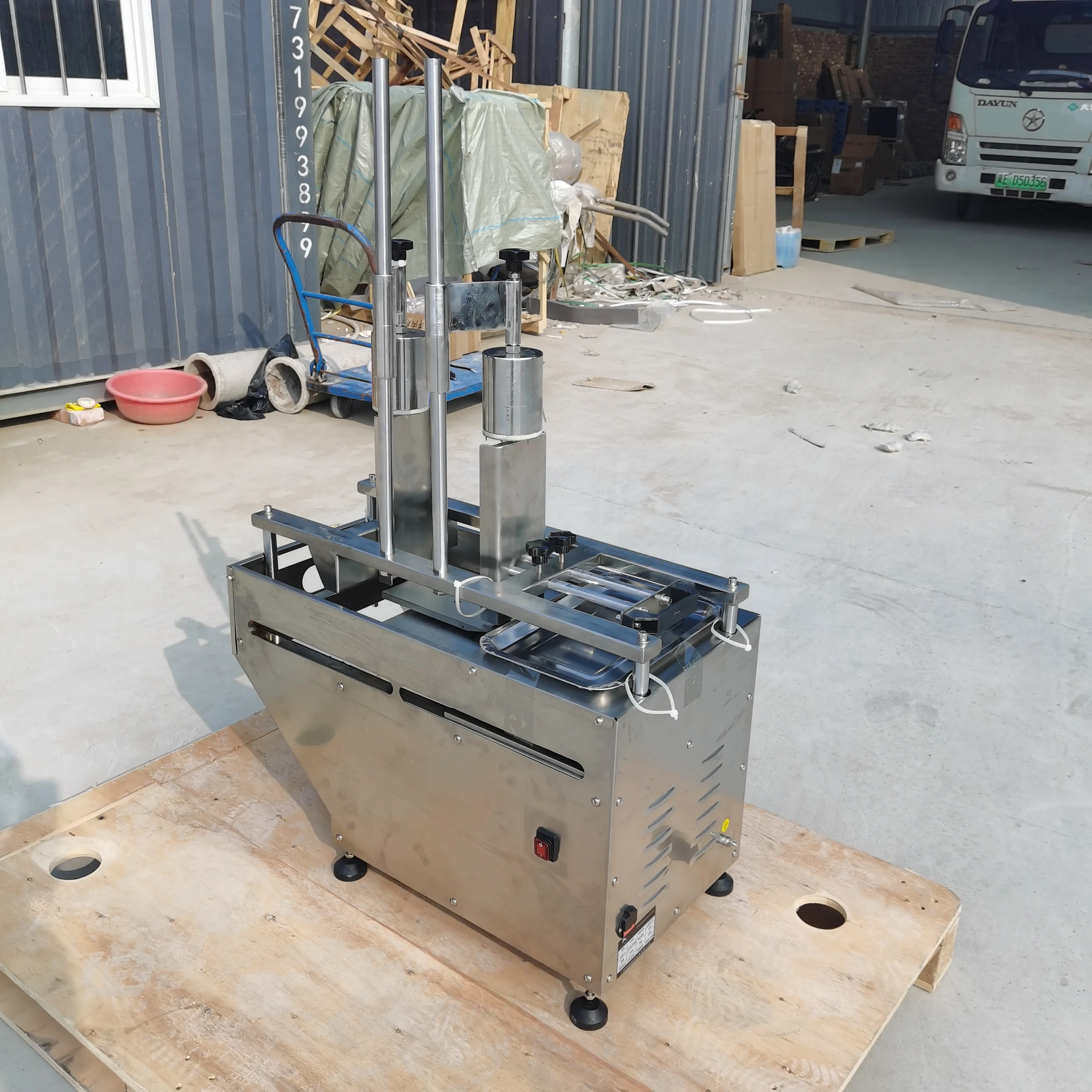 

220V Electric Meat Slicer Mutton Roll Beef Cutter Lamb Rolls Vegetable Cutting Machine Bread Slices Stainless Steel Mincer