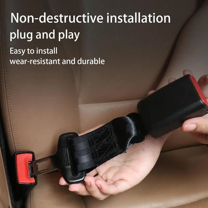 2 PCS Car Seat Belt Clip Extender Safety Seatbelt Lock Buckle Plug Thick  Insert Socket Extender Safety Buckle - AliExpress
