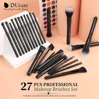 DUcare Black makeup brush Professional Makeup Eyeshadow Foundation Powder Soft Synthetic Hair Makeup Brushes brochas maquillaje 4