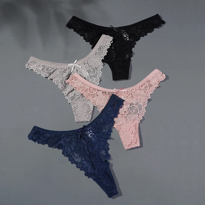 lace G string set front view