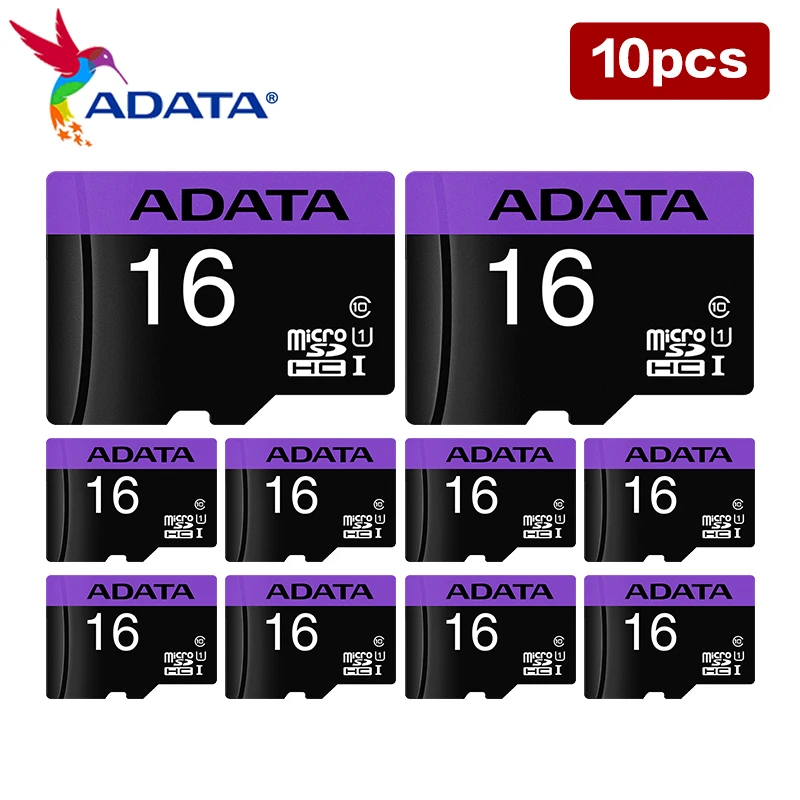 ADATA ũ SD ī, UHS-I SDHC ÷ ޸ ī, ޴   ī, 16GB, 32GB, Class10, 5 , 10  