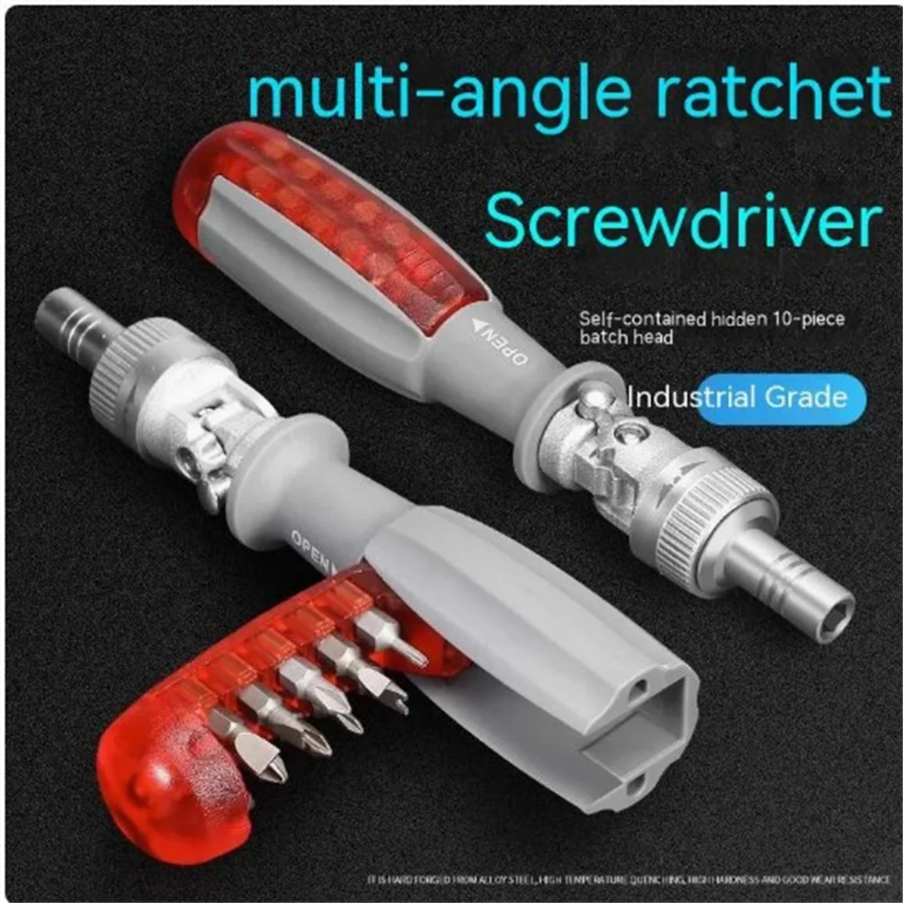 

10 в 1, многофункциональная отвертка с храповым механизмом