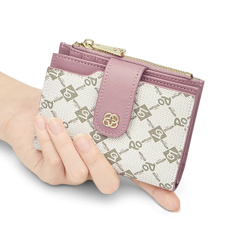

WILLIAMPOLO Wallets for Women Wallet Luxury Designer Lady Wallet Pink Purse Womens Wallet Small Women Leather Wallet Coin Purse