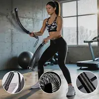 Cordless Battle Ropes Cordless Fat Burning Ropes 2 Pieces Cardio Training Equipment For Boxing Calisthenics MMA Home Outdoor 2