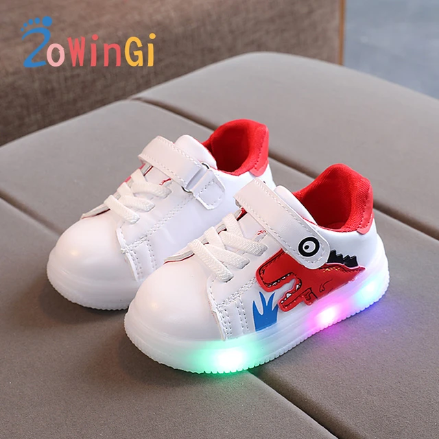 El diseño varonil Humo Zapatillas de deporte brillantes para bebé, zapatos informales iluminados,  zapatos deportivos luminosos para niños y niñas, talla 21-25 _ - AliExpress  Mobile