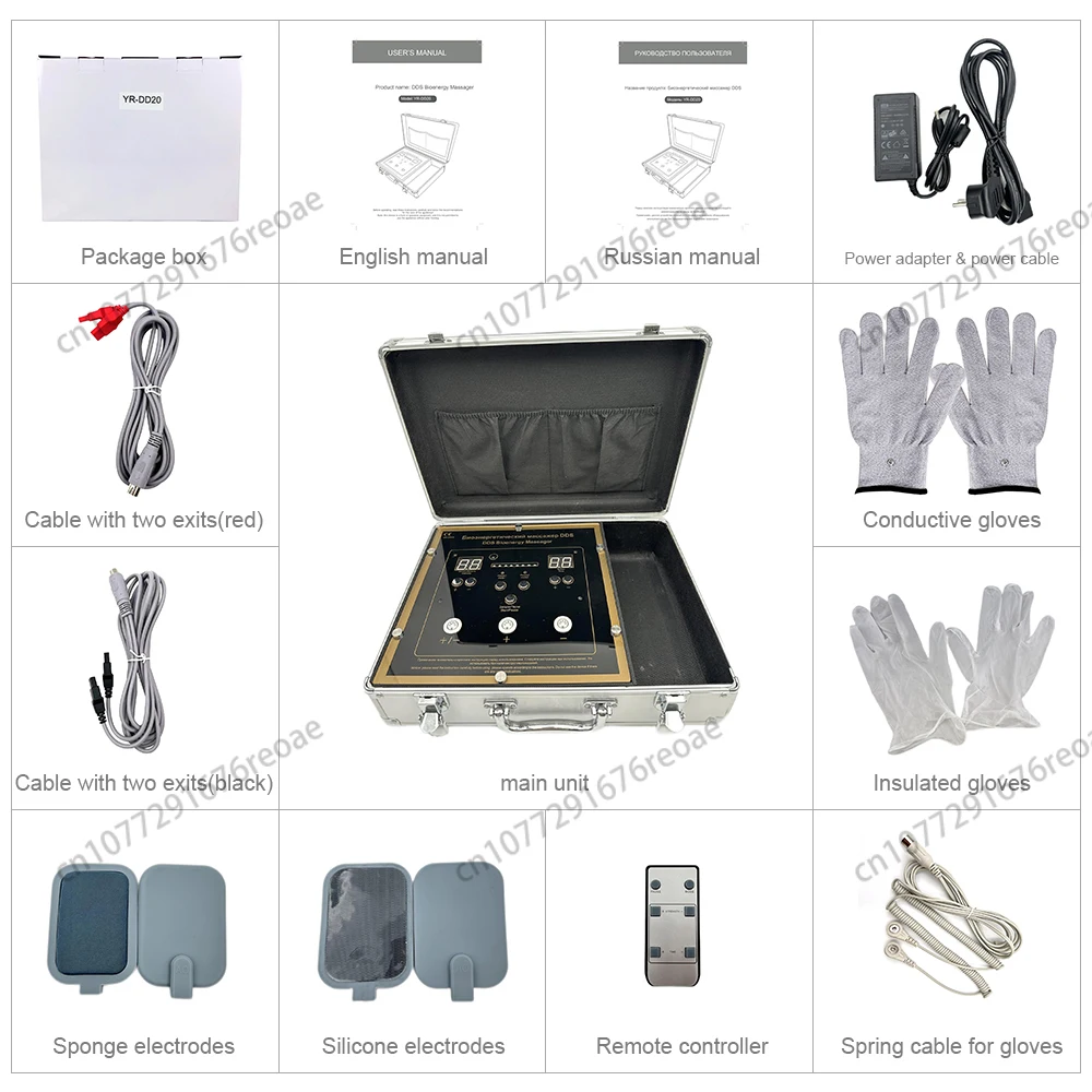 DDS bioelectric glove massager dredges the meridians of the whole body with remote control 6