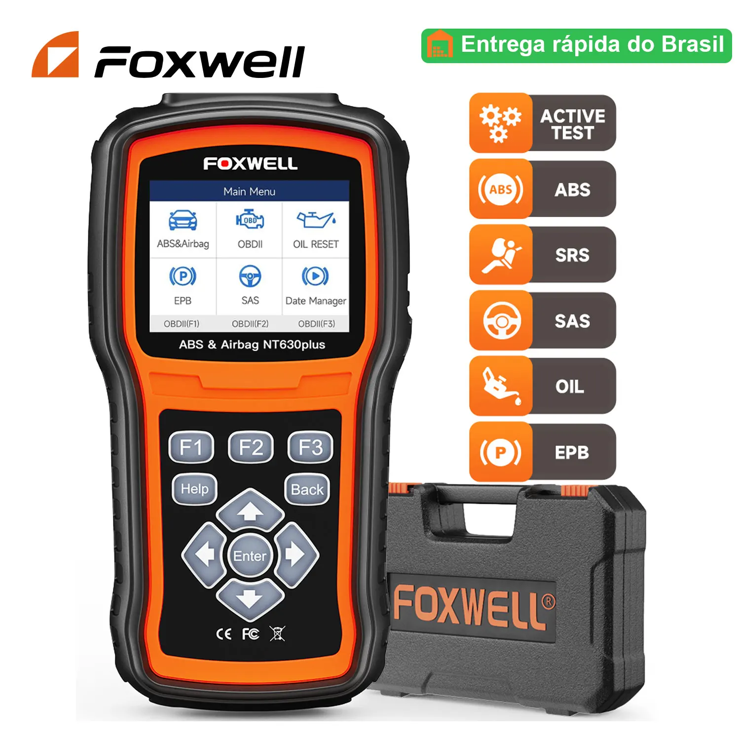 Foxwell NT201 Lettore Di Codici Automatico OBDII Scanner - Foto 4
