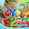 200 Premium Crush-Resistant Play Balls for Ball Pits Non-Toxic, BPA and Phthalate Free Vibrant Assorted Colors with Zippered St