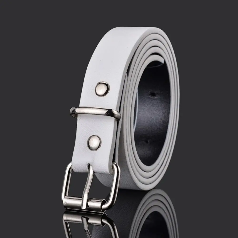 Kinder PU Leder Gürtel Junge Mädchen Kind Casual Taille Strap Bund Metall Schnalle Für Jeans Hosen Hosen Kleid Verstellbaren Gürtel – Detail 10