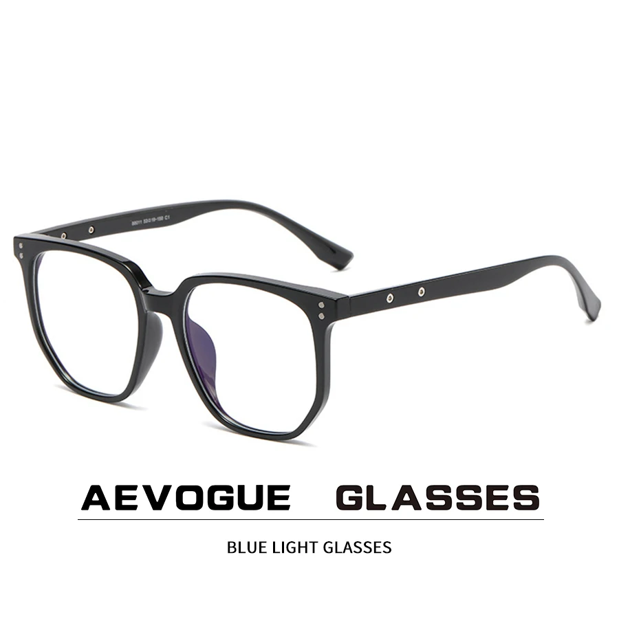 

AEVOGUE Anti Blue Light Glasses Men Eyeglasses PC Frame unisex computer goggles Women Fashion Eyewear AE1613