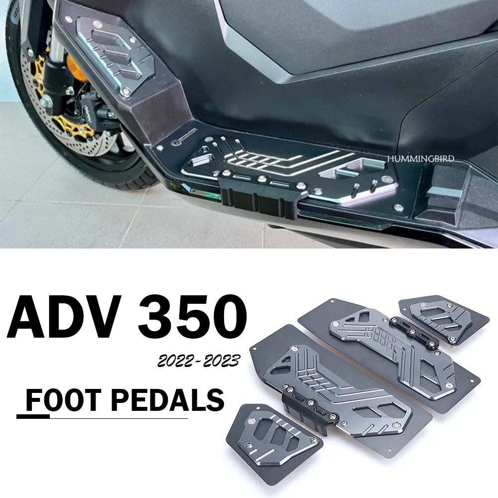 Nuevos accesorios para motocicletas Reposapiés de aluminio Estriberas para  el reposapiés para Honda Adv350 Adv 350 Adv-350 Adv 350 2022 2023