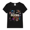Doors All the Entities New Doors Game Update Kids T-Shirt Cartoon Print Children'S Tshirt Summer Casual Boys Clothes Tops 2