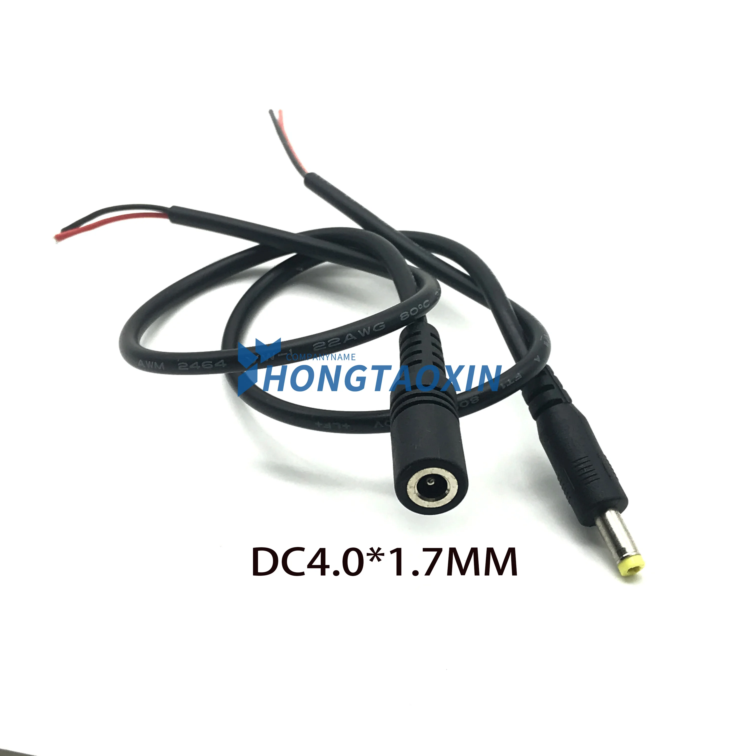 

All Copper DC4.0*1.7mm Male Female 12V 2A 30CM Power Cord 22AWG Plug wire connector 30CM