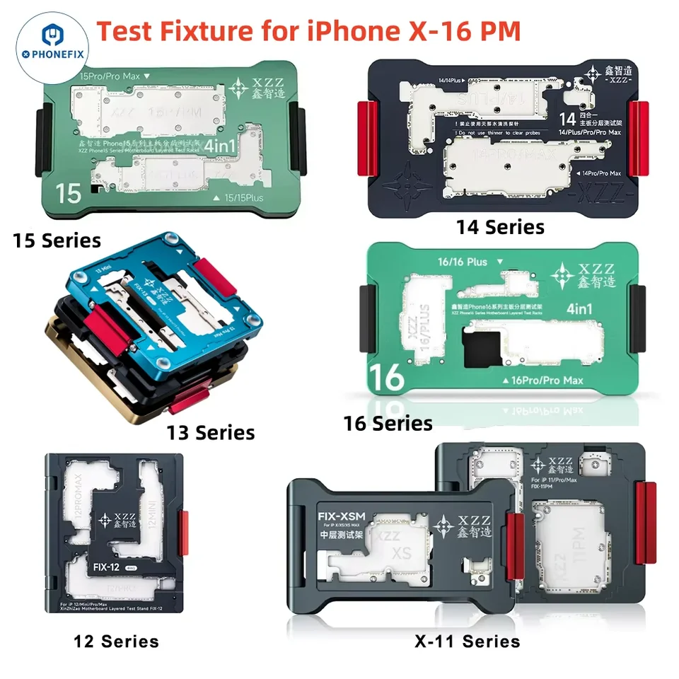 XZZ iSocket Motherboard Test Fixture For iPhone 12 13 14 15 16