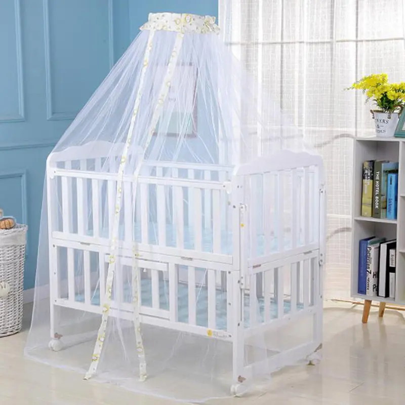 

Useful Hot Baby Bed Mosquito Net Mesh Dome Curtain Net For Toddler Crib Cot Canopy Dropshipping Foldable Baby Bed Net