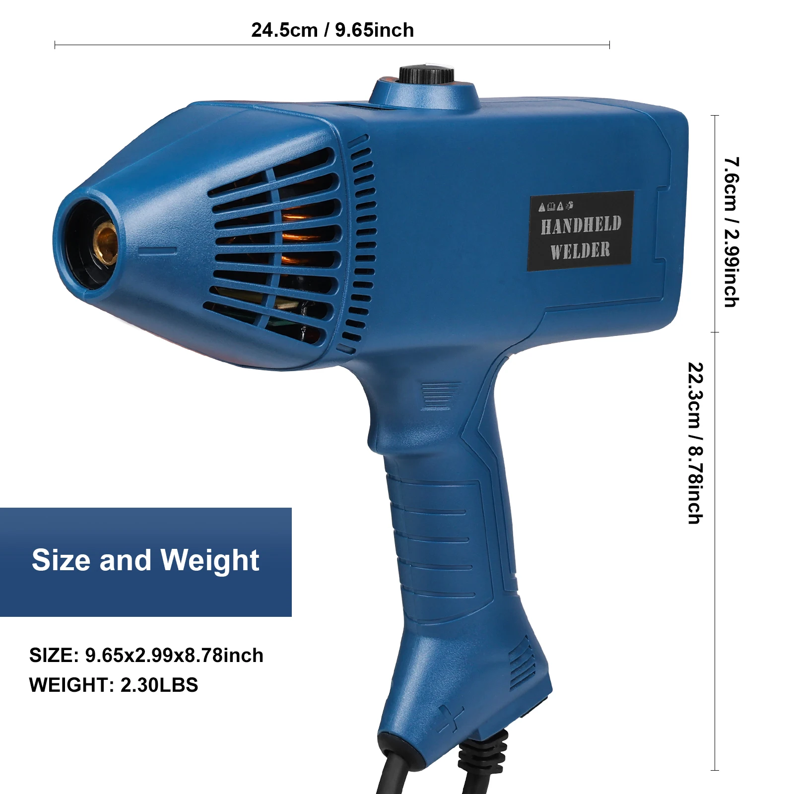110V 4500W Handheld Portable Electric Arc Welding Machine Automatic Digital Intelligent Welding Machine Current Adjustment
