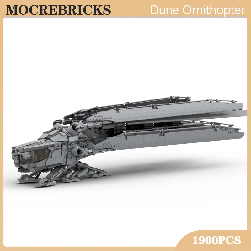 

Набор строительных блоков MOC для научной фантастики, 2021 Ornithopter House Atreides, игрушечные строительные блоки «сделай сам», подарки для детей