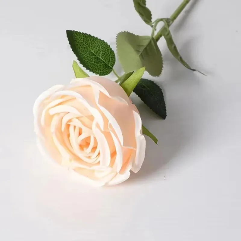 Artificial Blue Rose Silk Flower 6