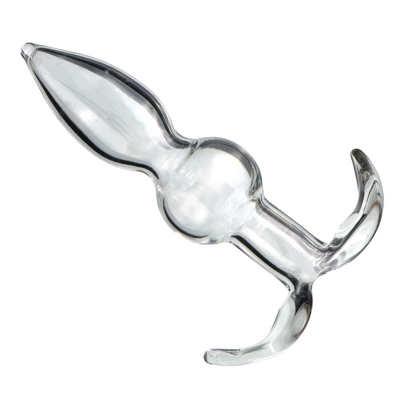 Hollow Expander Tube Glass Phallus Backyard Expansion Women Masturbator Anal Plug Training Orgasm Game Anus Peeping Buttplug