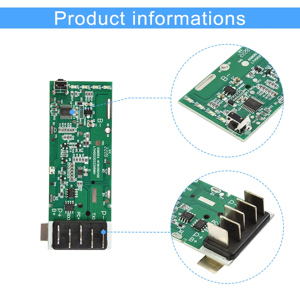 

Аксессуары для батарей, корпус аккумулятора, аккумулятор стандарта BH15030, печатная плата для зарядки литий-ионной батареи Hoover