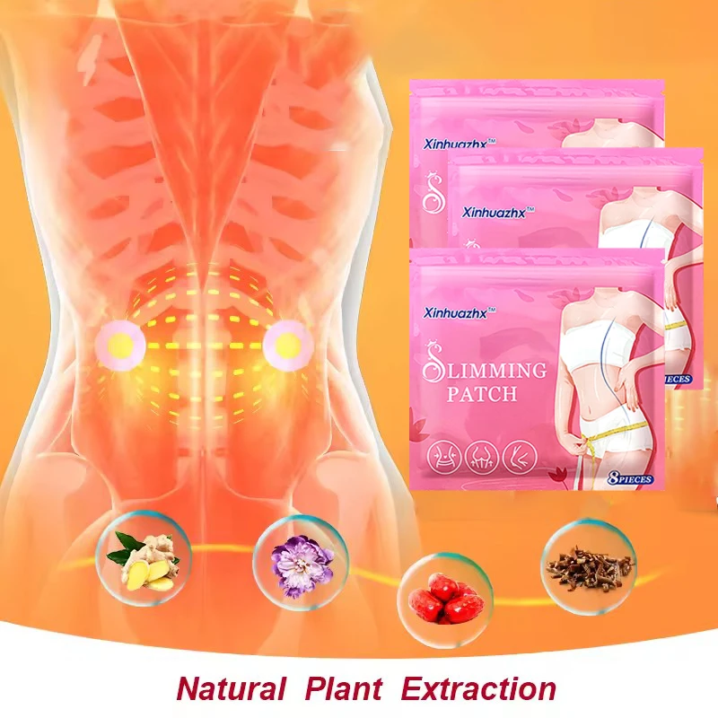 8-24PCS Weight Management Patches Body Shaping Slimming Burning Fat Improve Stomach Belly Ensure Lasting Weight Loss Results