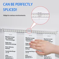 Pvc Kitchen Receipt Holder Durable Clip Takeout Orders & Restaurant Tickets Rack for Office Cafes Pubs 2