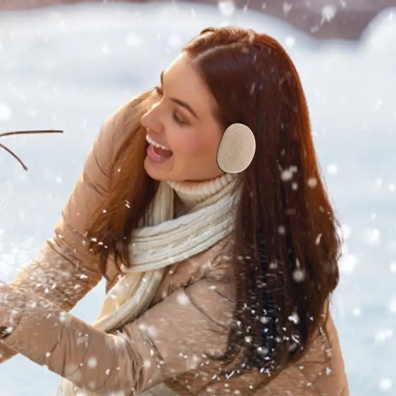 Bandless Ear Bags Strapless Earmuffs Winter Stylish Winter Accessories Warm Ear Protection For Hiking Cycling Outdoor