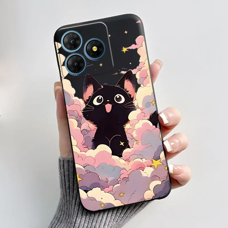 Luxury Cute Cool Soft TPU Silicone Back Cover for Blackview Oscal Flat Series Phone Cases
