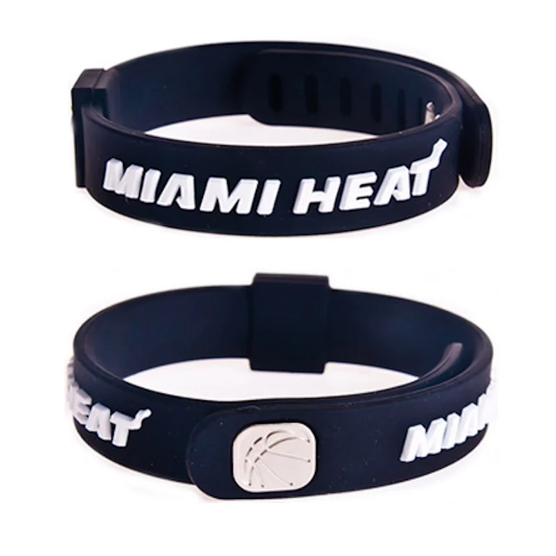 Basketball Bracelet Silicone Wristband Adjustable Size
