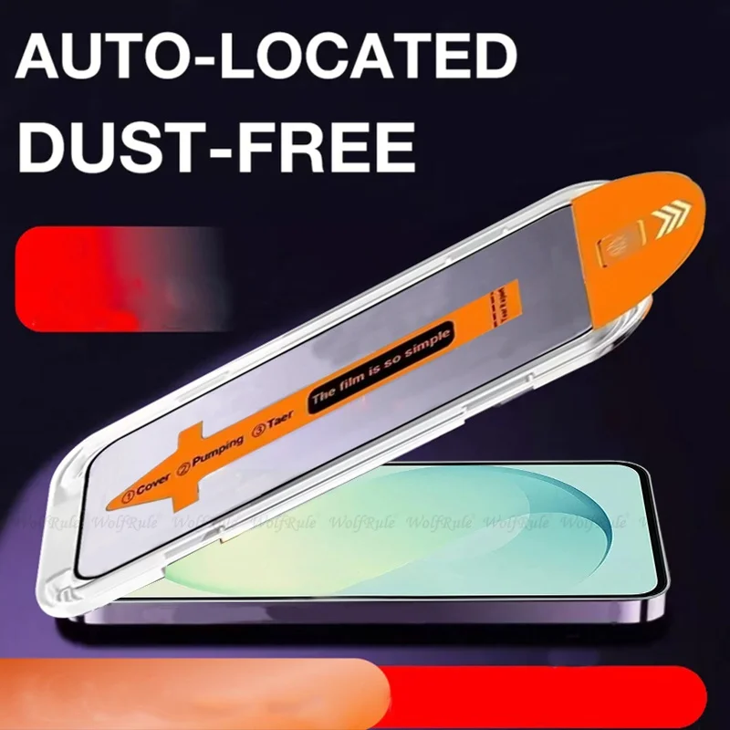 Premium Tempered Glass Screen Protector for Samsung Galaxy S26 FE - Full Cover, 9H Hardness, Dust-Free
