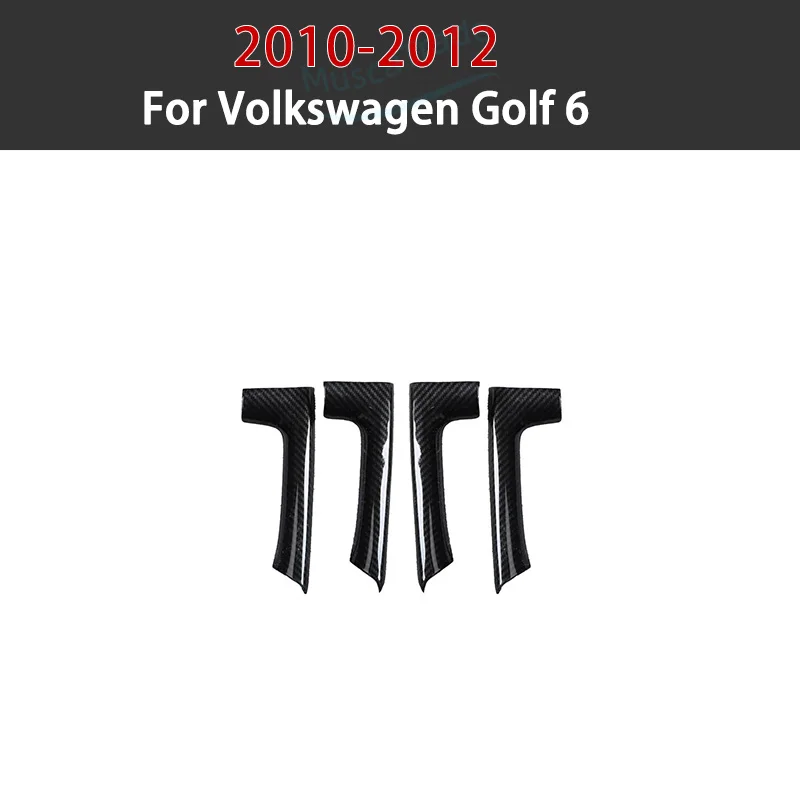 폭스바겐 VW 골프 6 GTI MK6 액세서리 스티커 기어 시프트 패널 커버 인테리어 트림용 카본 파이버 풀 세트 스티커 (좌핸들/우핸들용)