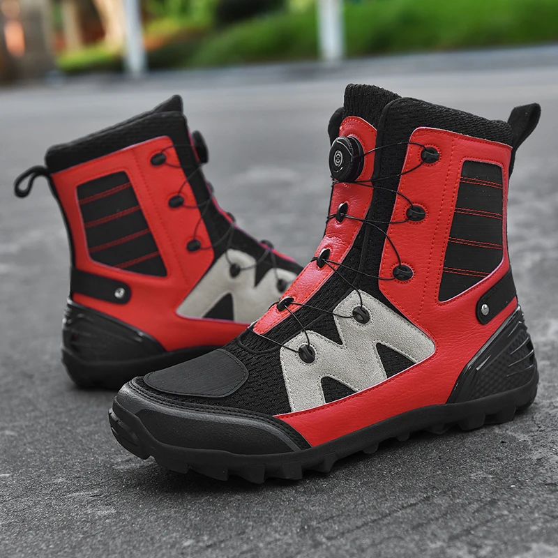 Bicycle Professional Protective Wear-resistant Comfortable Riding Mid-calf Speed Boots Professional Off-road Motorcycle motorcycle boots