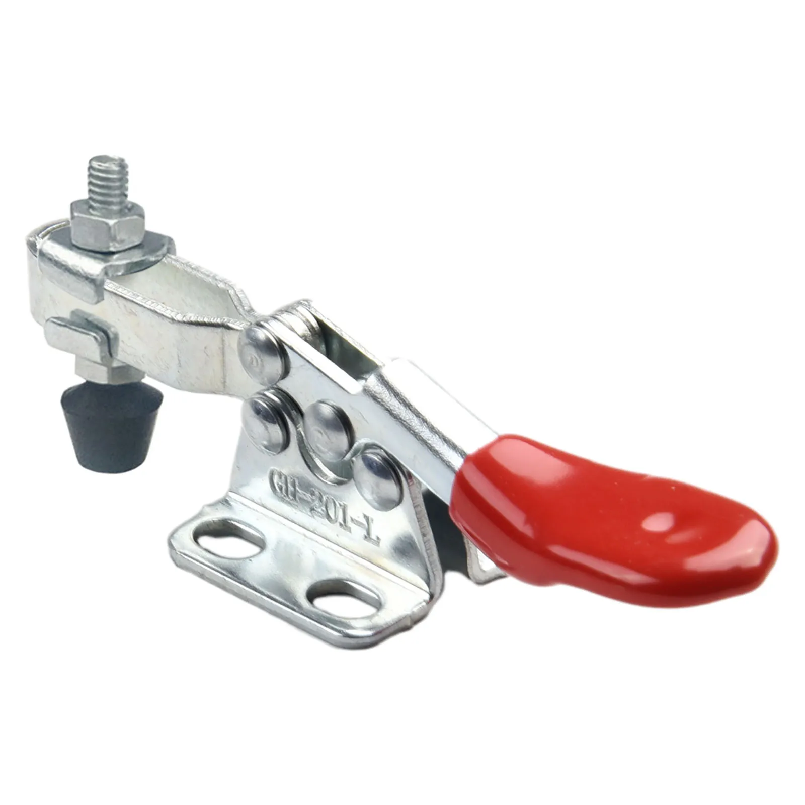 

4pcs GH-201L Quick Release Tool Fixture Toggle Clamp Clamping Force 27Kg 60lbs Hand New Heavy Duty Tooling Accessory