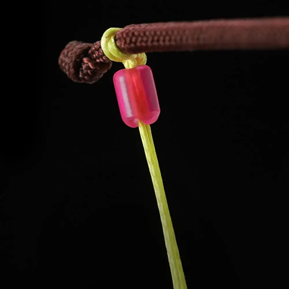 Fishing Line Fishing Rope 50Pcs Fish Rod Connect Line Improve Pull Force Pole Tip Rope Rod Tip Line Knot Angling Space Bean Knot Fishing Supplies