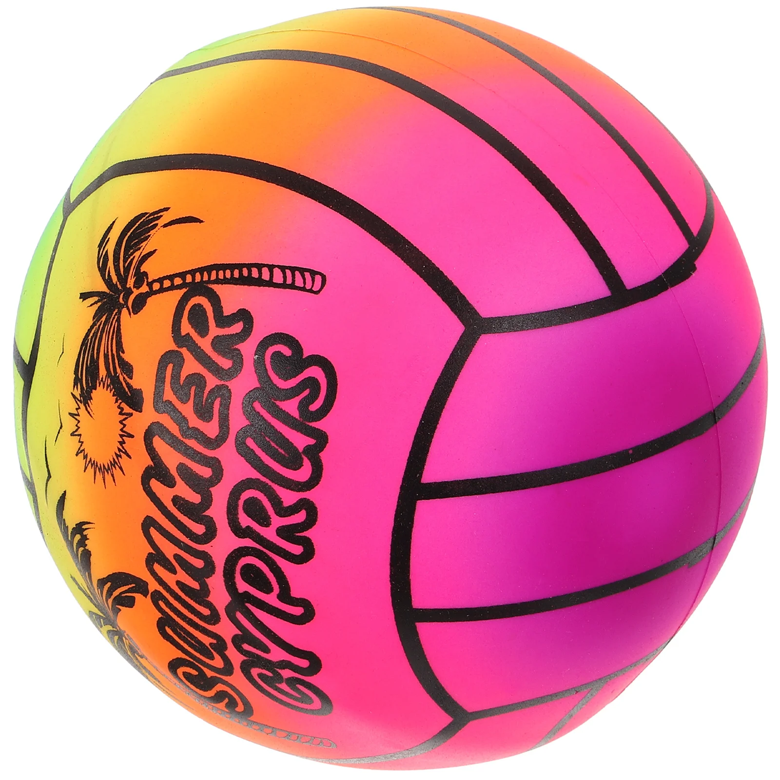 Thickened Rainbow Pvc Volleyball Children's Inflatable Indoor and Outdoor Sports Equipment Large Beach Balls