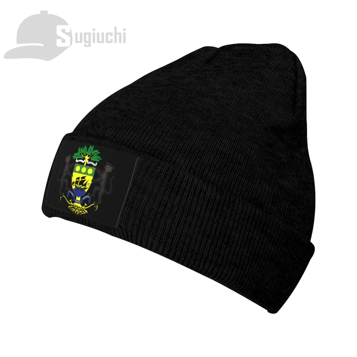 

Emblem Of Gabon Country Top Print Men Women Unisex Knitted Hat Winter Autumn Beanie Cap Warm Bonnet