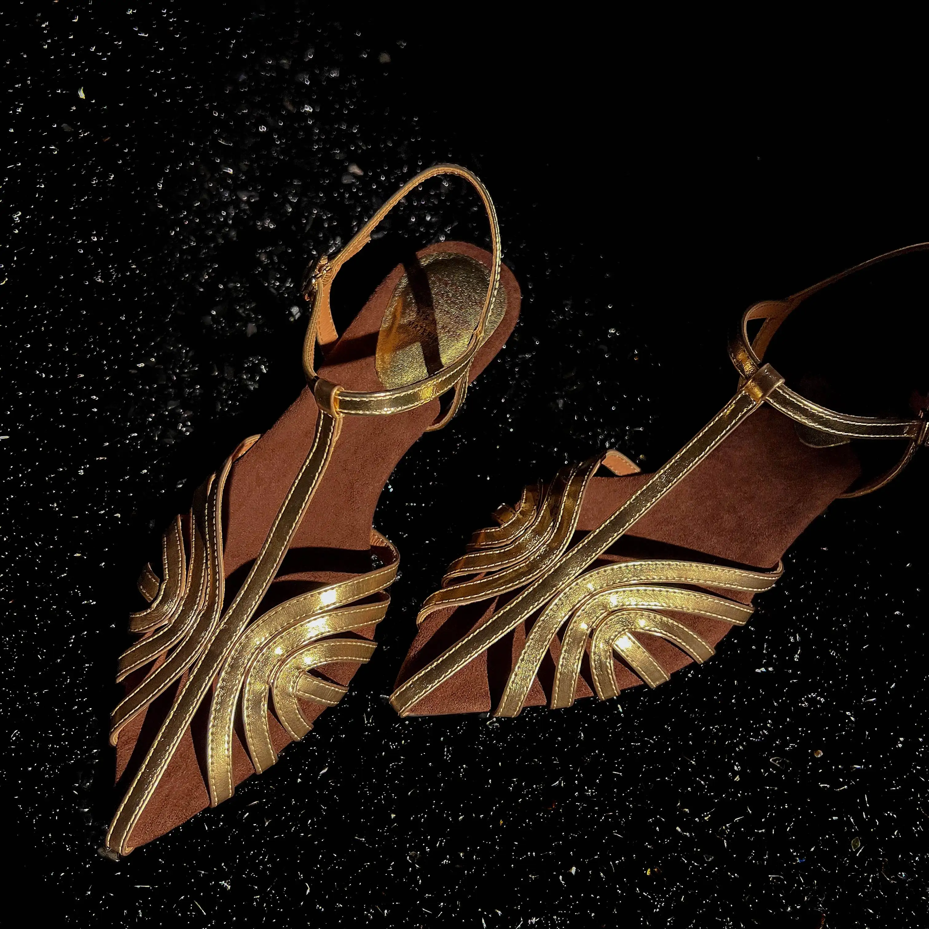Women Slingback Sandals Cow Leather Stiletto Heels Concise Summer Casual Elegant Party