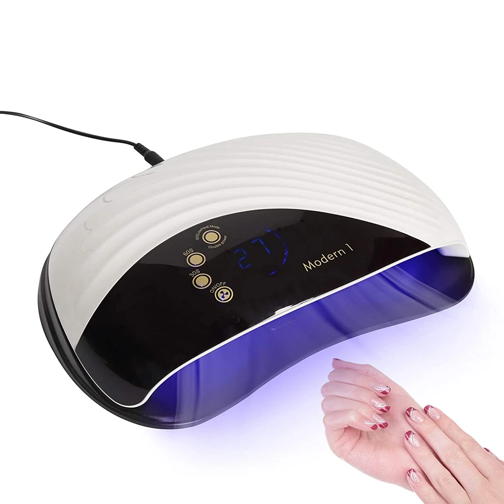 

Built-in Cooling Fan Nail Dryer 10s Quick Dry Fast Curing Gel Light Professional UV Led Nail Lamp Suit for All Kinds of Gel